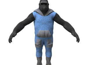 gorila 3d 3D Model
