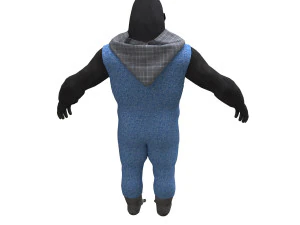 gorila 3d 3D Model