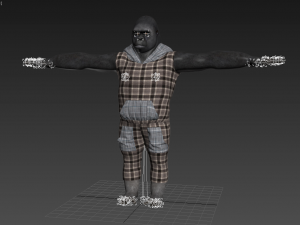 gorila 3d 3D मॉडल