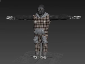 gorila 3d 3D Model
