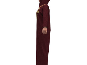 3d woman with arabian cloth 3Dモデル