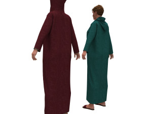 3d woman with arabian cloth 3Dモデル