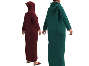 3d woman with arabian cloth 3Dモデル