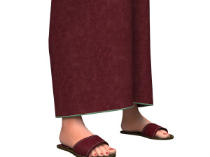3d woman with arabian cloth 3Dモデル