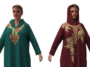 3d woman with arabian cloth 3Dモデル