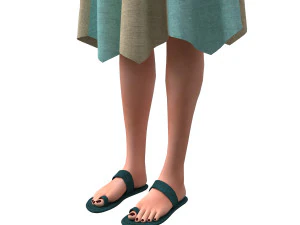 realistic woman 3D Model