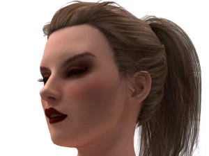 realistic woman 3D Model