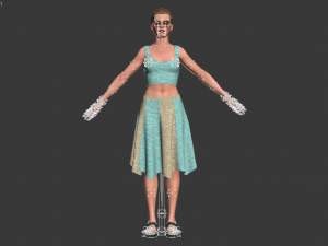 realistic woman 3D Model