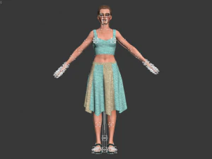 realistic woman 3D Model