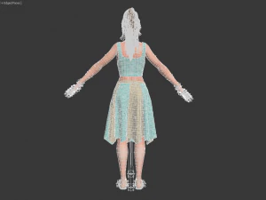 realistic woman 3D Model