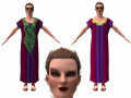 3d realistic female with clothing arabic faracha Model 3D
