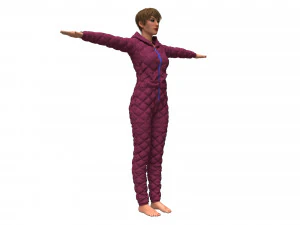 womens overalls 3D Model
