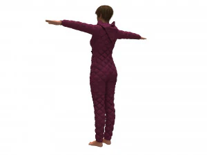 womens overalls 3D Model