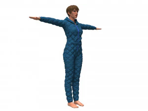 womens overalls 3D Model