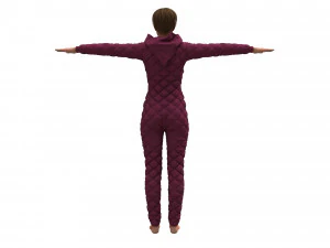 womens overalls 3D Model