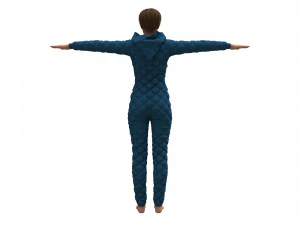 womens overalls 3D Model