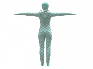 womens overalls 3D Model