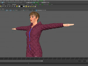 womens overalls 3D Model