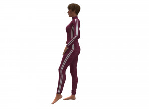 3d realistic womans with clothing design Modello 3D