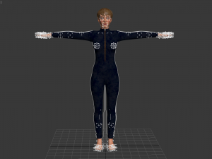 3d realistic womans with clothing design Modello 3D