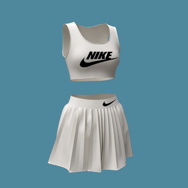 3d female sportswear 3D 模型 .c4d .max .obj .3ds .fbx .stl .blend 