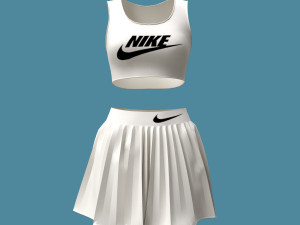 3d female sportswear 3D 模型