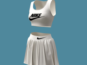 3d female sportswear 3D 模型