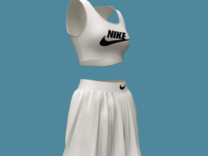 3d female sportswear 3D 模型