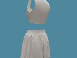 3d female sportswear 3D 模型