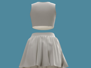3d female sportswear 3D 模型
