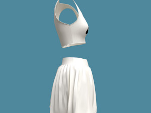 3d female sportswear 3D 模型