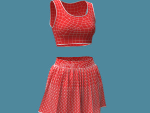 3d female sportswear 3D 模型