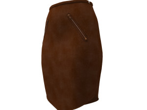 leather skirt 3D Model