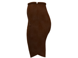 leather skirt 3D Model