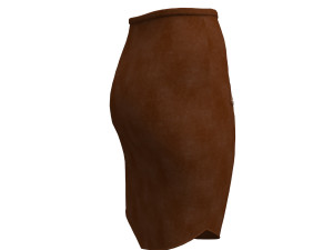 leather skirt 3D Model