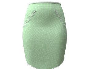 leather skirt 3D Model