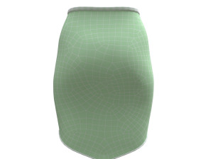 leather skirt 3D Model