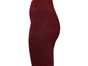 3d realistic leather skirt 3D Model