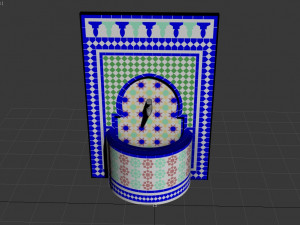 traditional fountain arabic Model 3D