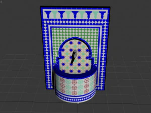 traditional fountain arabic 3D Model