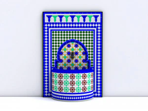 traditional fountain arabic 3D Model