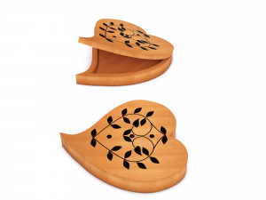jewelry box wood 3D Model