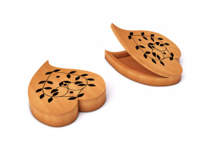 jewelry box wood 3D Model