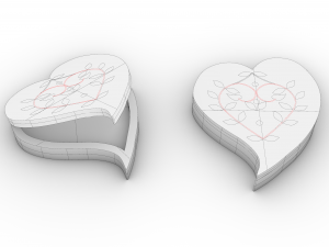 jewelry box wood 3D Model