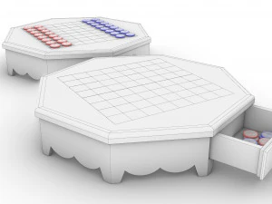chess table 3D Model