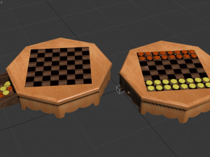 chess table 3D 模型