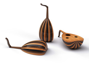 moroccan lute traditional music culture 3D Модель