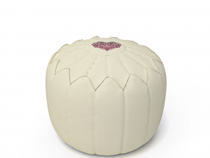 moroccan leather pouf 3D Модель