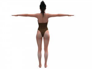 women swimsuit louis vuitton Modelo 3D