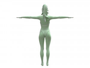 women swimsuit louis vuitton Modelo 3D